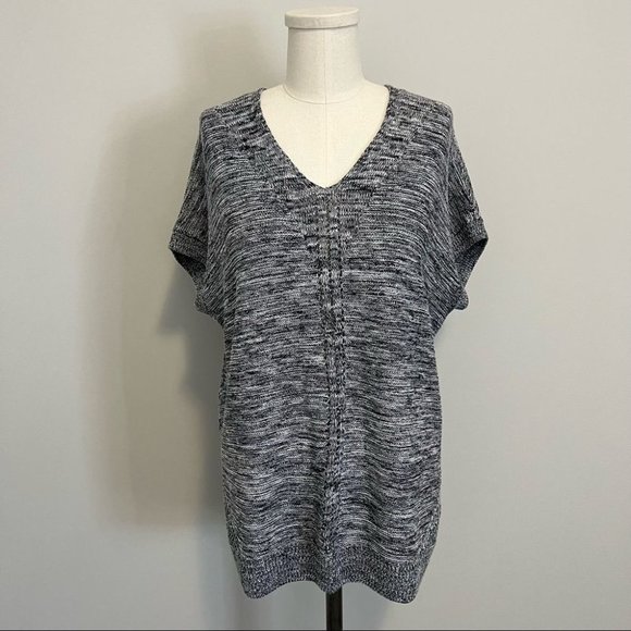 NWT Vince Short Sleeve Cotton Knit Sweater - Picture 6 of 15